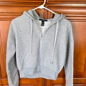 Cropped Zip-Up Jacket